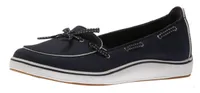 Windham Navy Flat Loafer