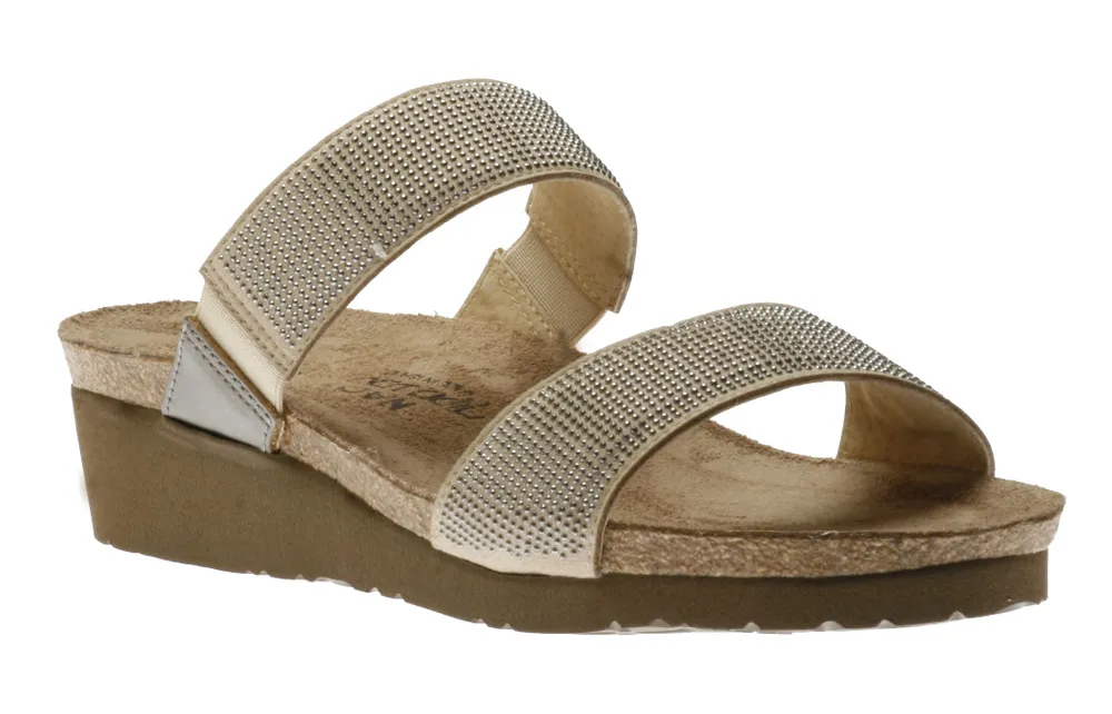 Bianca Beige Slide Sandal