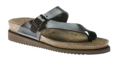 Helen Chestnut Brown Thong Sandal