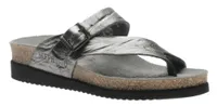 Helen Metallic Grey Thong Sandal