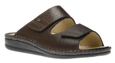 Riad Men's Brown Leather Slide Sandal
