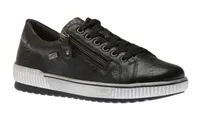 Ottawa Leather Zipper Lace-Up Sneaker