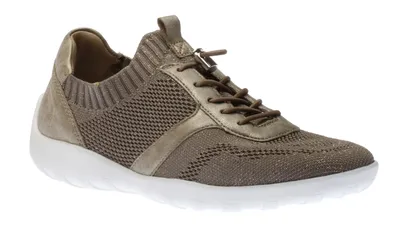 Knitup50 Taupe Slip-On Bungee Sneaker