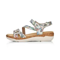 Soft Loose White Multicolour Sandal