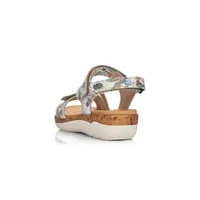 Soft Loose White Multicolour Sandal