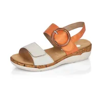 Soft White Orange Sandal