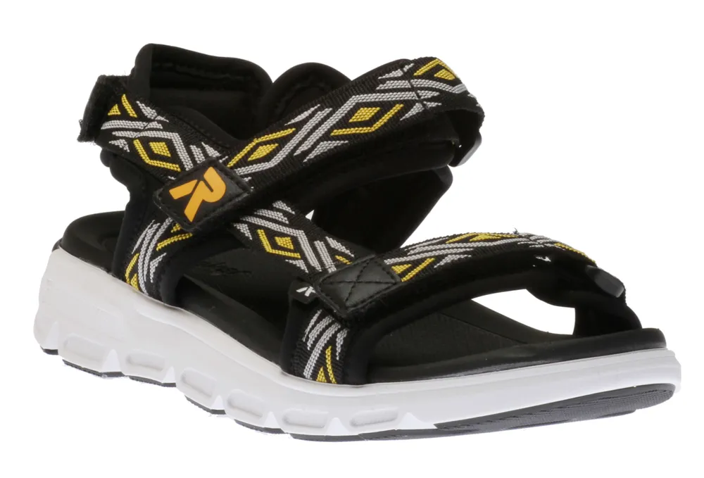 Scuba Black Yellow Sport Sandal