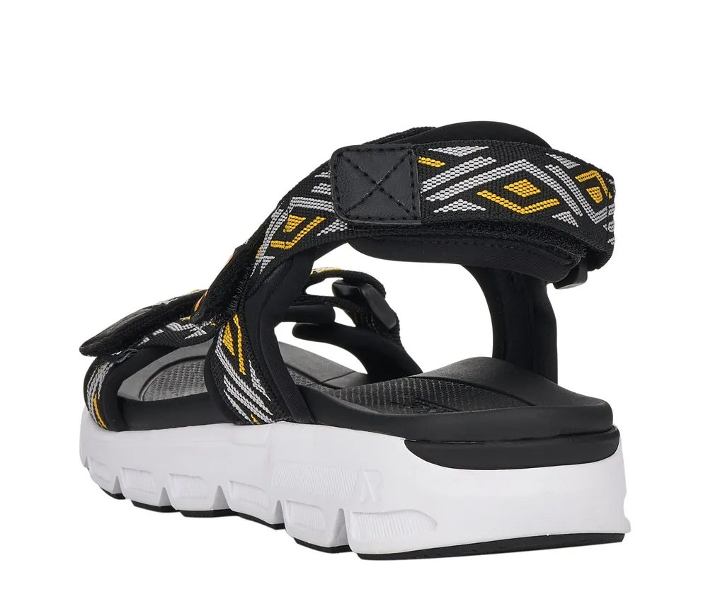 Scuba Black Yellow Sport Sandal