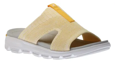 Knitup181 Pastel Yellow Slide Sandal