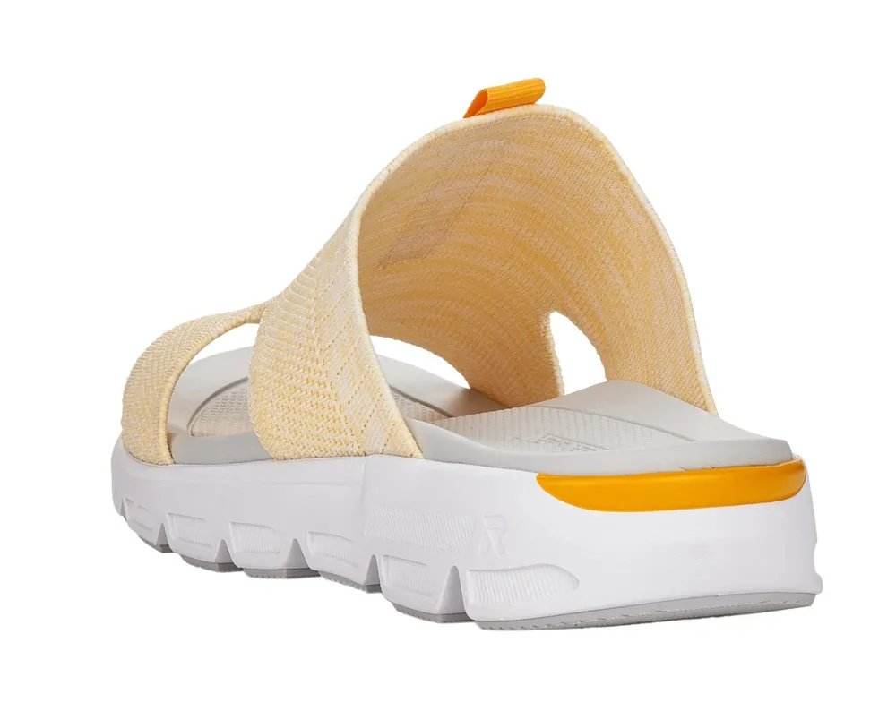 Knitup181 Pastel Yellow Slide Sandal