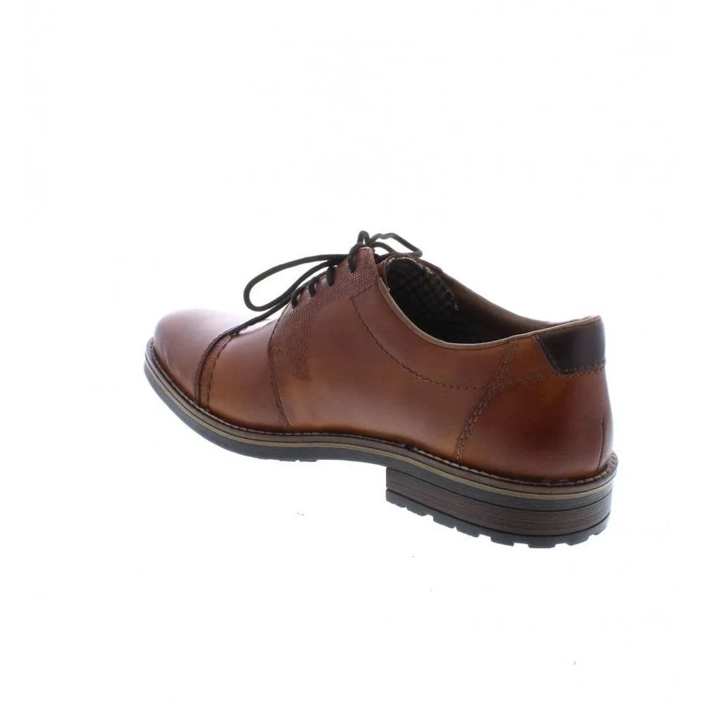 Clermont Tan Brown Leather Derby Dress Shoe