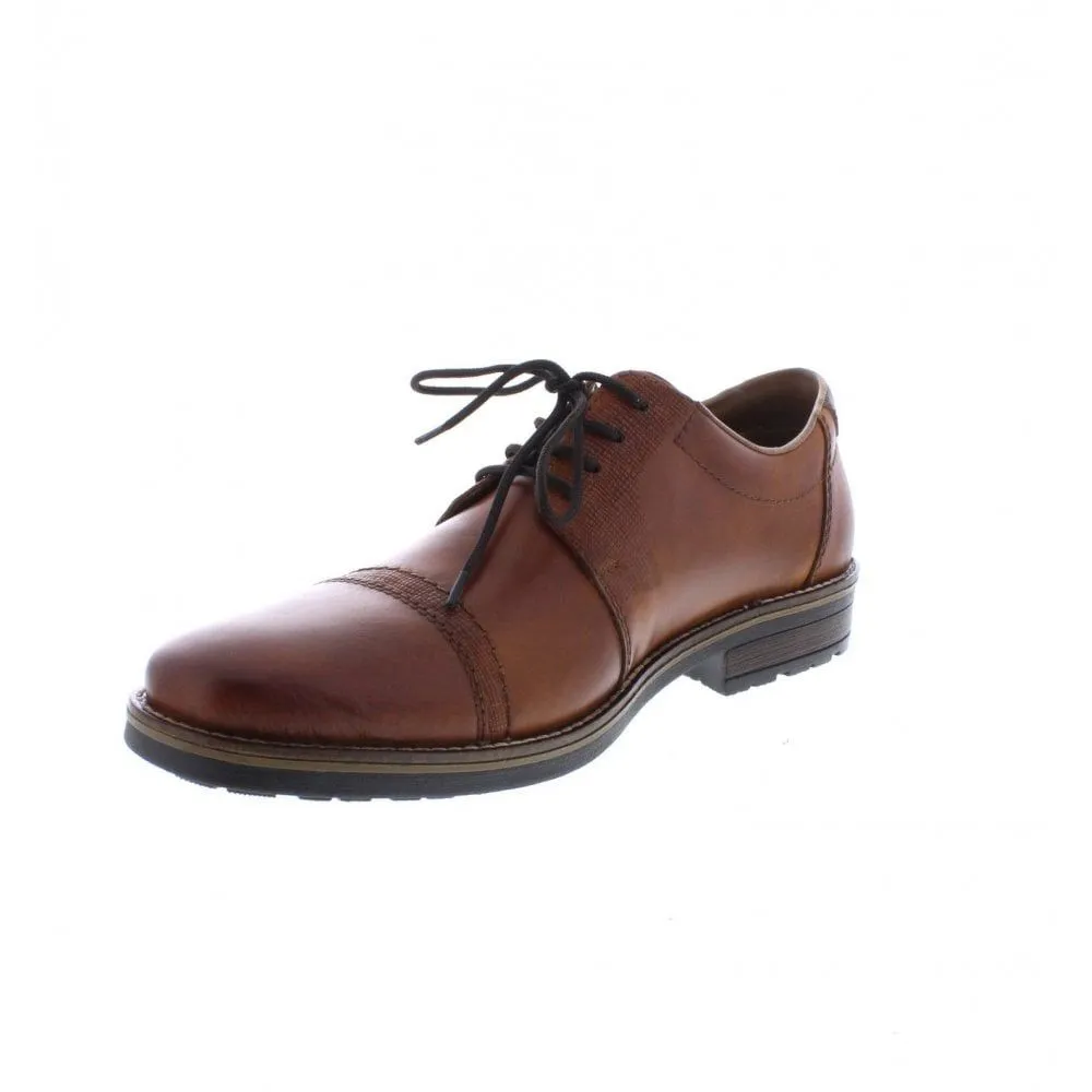 Clermont Tan Brown Leather Derby Dress Shoe