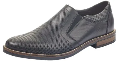Clarino Black Leather Loafer