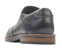 Clarino Black Leather Loafer