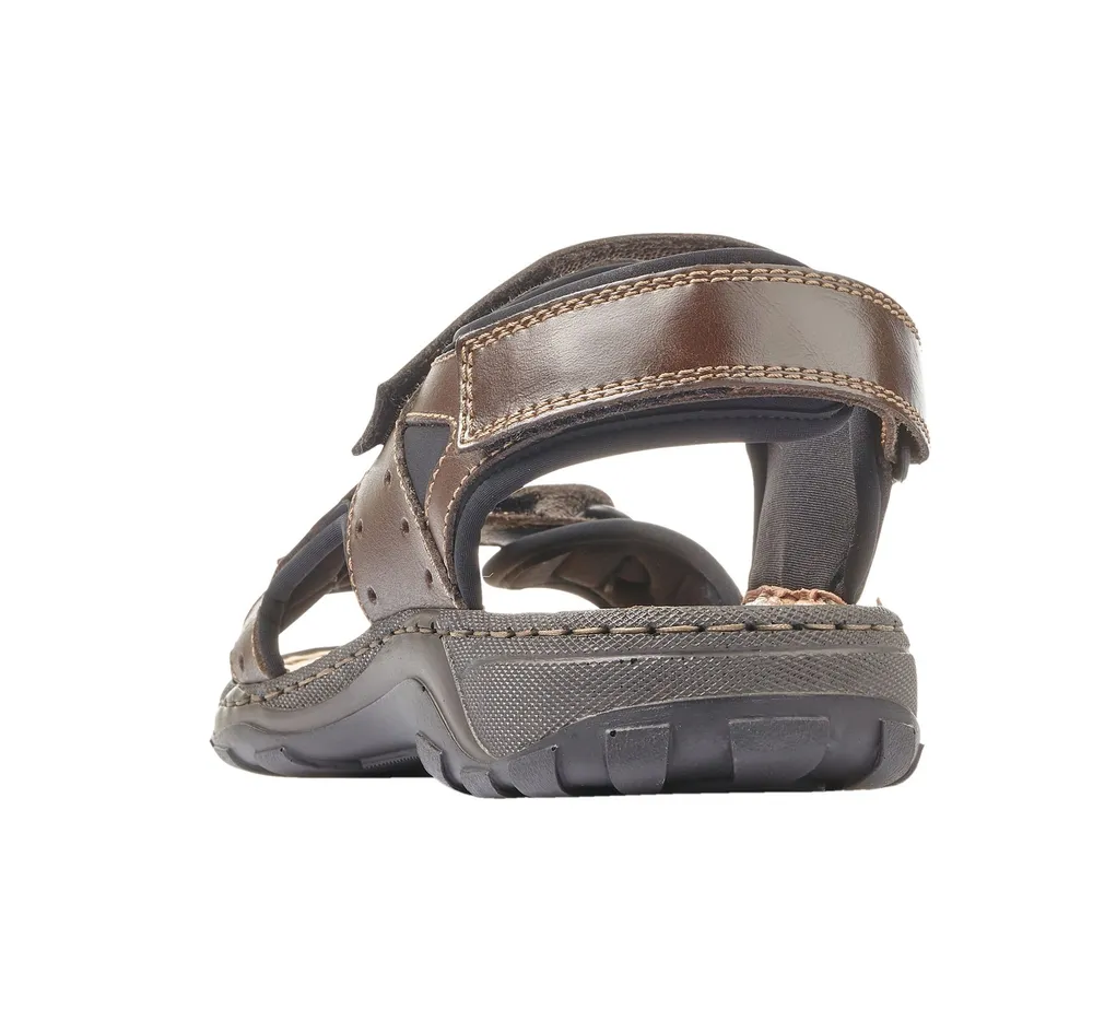 Lava Brown Leather Sport Sandal