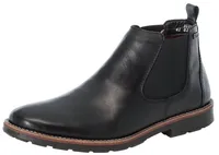 Clarino Black Leather Chelsea Boot