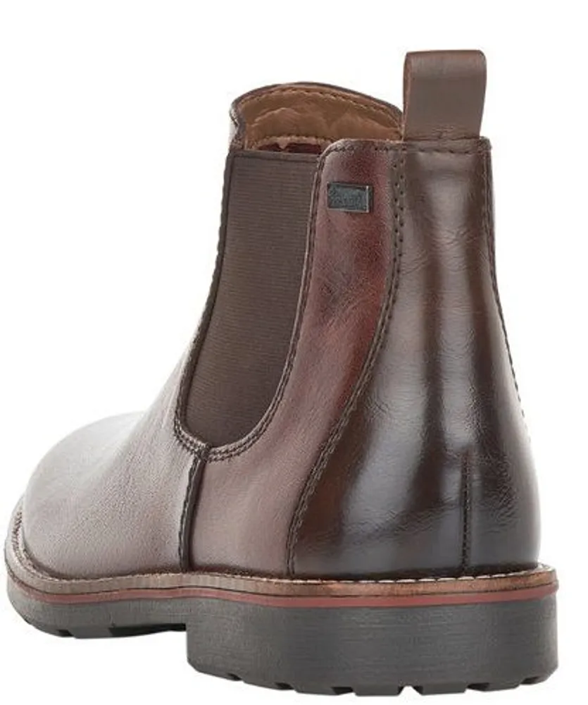 Clarino Dark Brown Leather Chelsea Boot