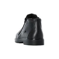 Robin Black Leather Ankle Boot