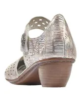 Illinois Silver Pink Metallic Mary Jane Sandal