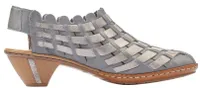 Roy Blue Silver Woven Sandal