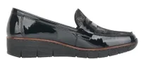 Softlack Black Patent Slip-On Loafer