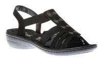 Morokko Black Strappy Sandal