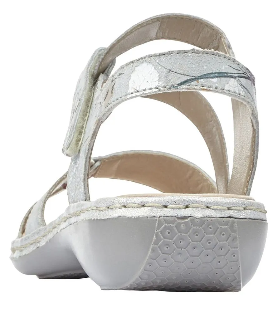 Space White Ice Floral Sandal