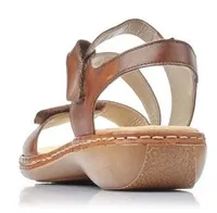 Clarino Brown Leather Sandal