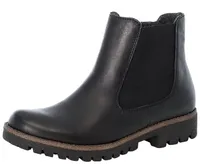 Cristallino Black Leather Chelsea Boot