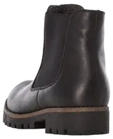 Cristallino Black Leather Chelsea Boot