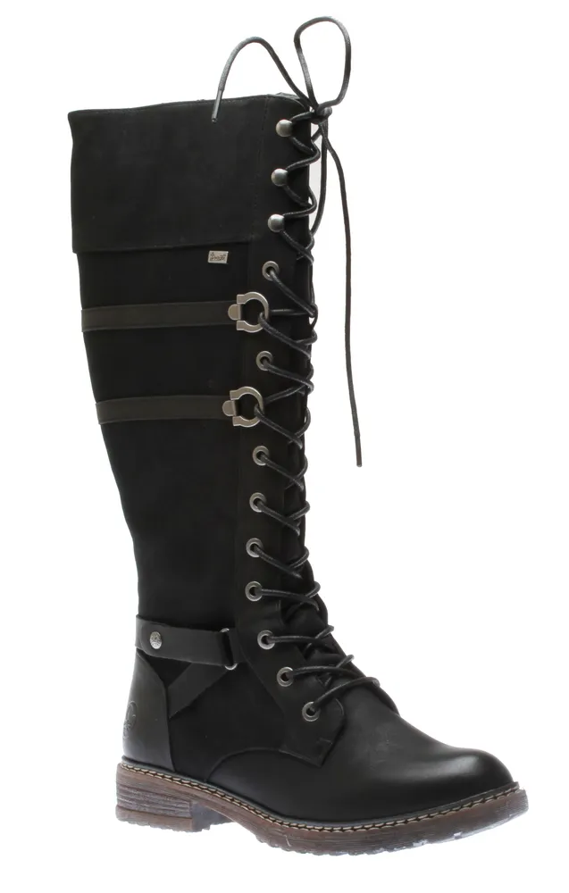 Eaton Black Tall Boot