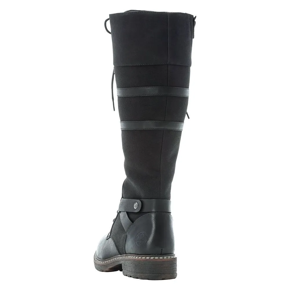 Eaton Black Tall Boot