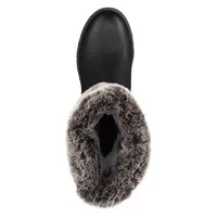 Belinga Black Faux Fur Trim Boot