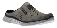 Dollaro Grey Perforated Athletic Slip-On Mule