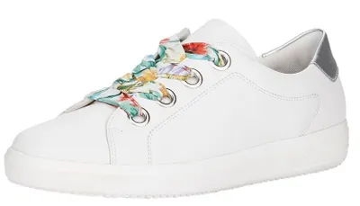 Loas White Leather Sneaker