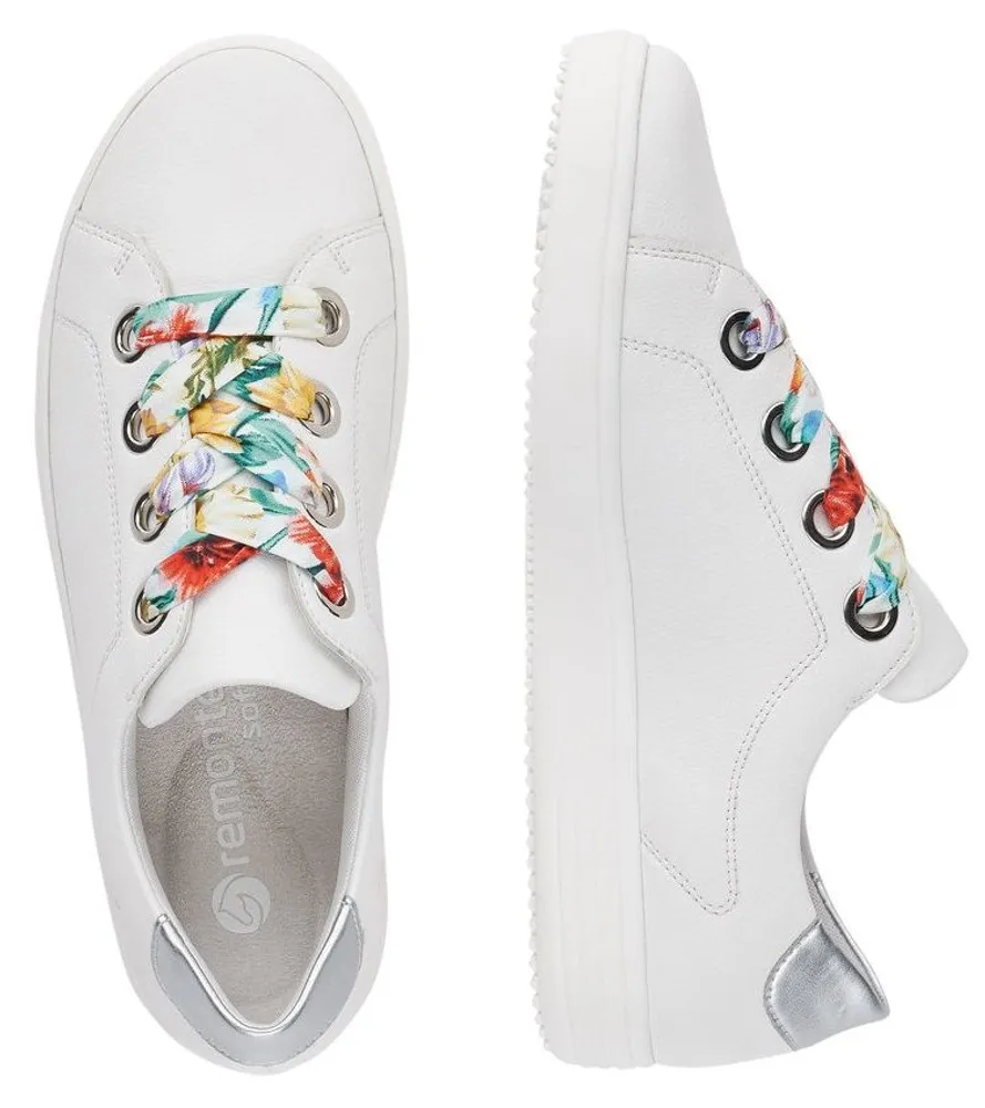 Loas White Leather Sneaker