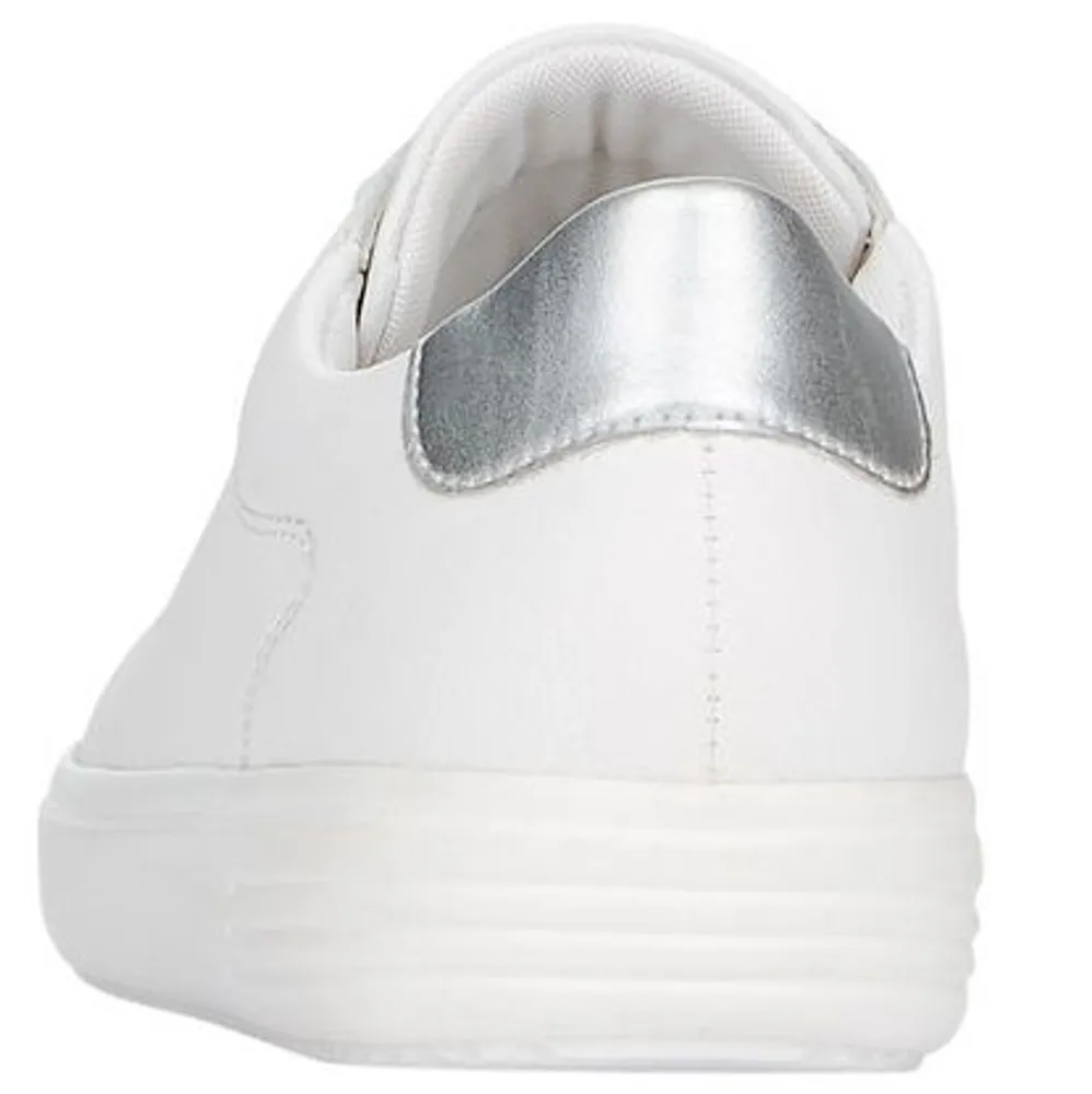 Loas White Leather Sneaker