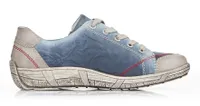 Serbia Blue Red Lace-Up Sneaker