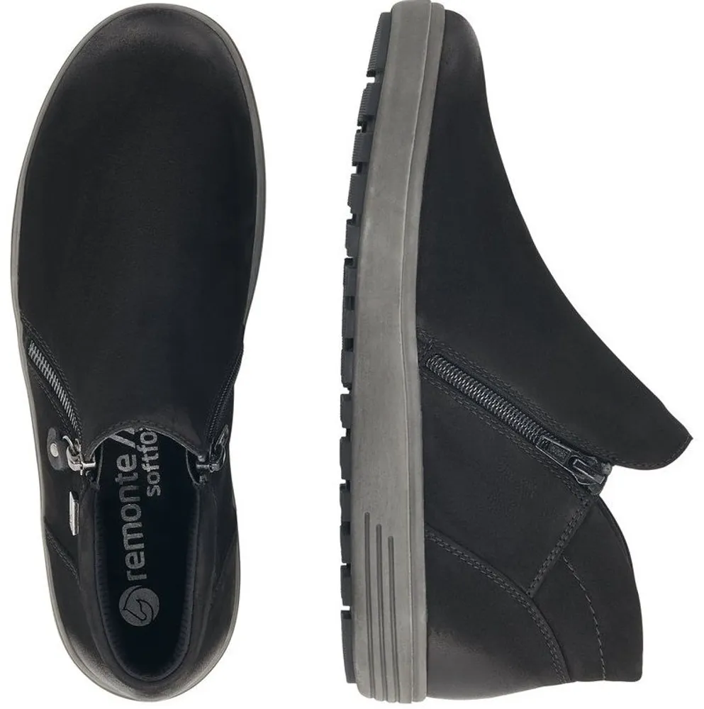 Columbo Black Zipper Sneaker