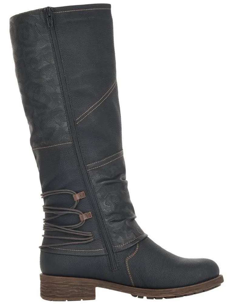 Mombasa Black Tall Boot