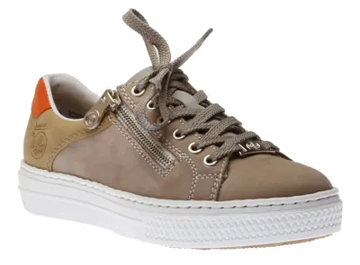Columbo Grey Multicolour Lace-Up Sneaker