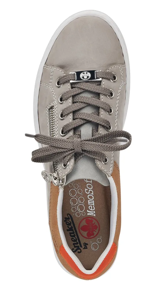 Columbo Grey Multicolour Lace-Up Sneaker