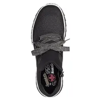 Widebuk Star Black Lace-Up Sneaker