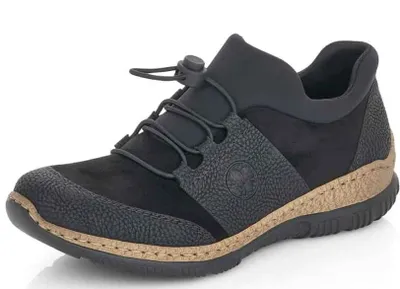 Scuba Black Slip-On Bungee Sneaker
