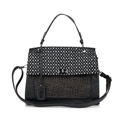 Rieker Black Bronze Handbag