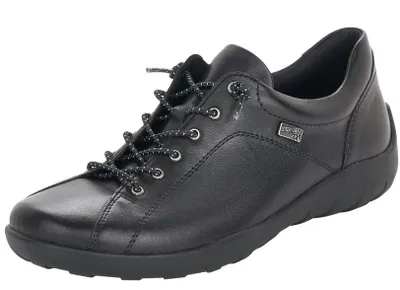 Cristallino Black Leather Sneaker