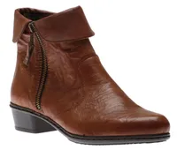 Ottawa Brown Leather Ankle Boot