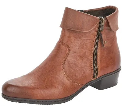Ottawa Brown Leather Ankle Boot