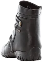 Minos Black Leather Ankle Boot