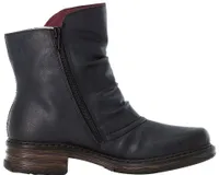 Eagle Navy Red Cuff Ankle Boot